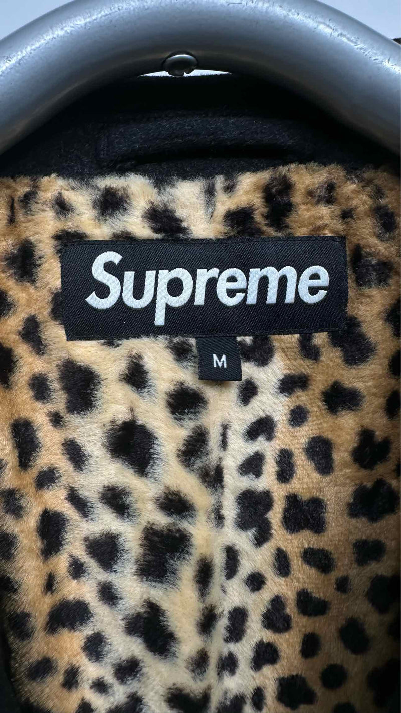 Supreme X Loro Piana Leopard-Fur-Lining Over Coat