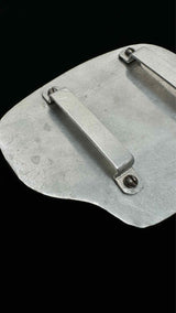 Vintage Silver-stone Belt Buckle