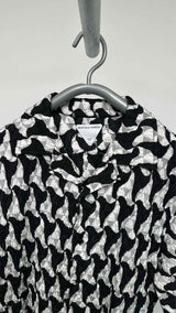 Bottega Veneta S/S Pleated Camp Collar Shirt