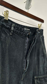 Balenciaga Wide Leg Cargo Jeans
