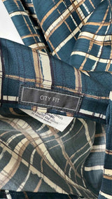 Salvatore Ferragamo Plaid Silk Shirt