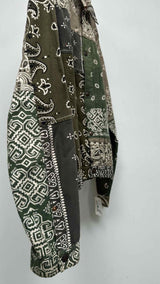 Kapital Reversible Paisley Patchwork Flannel Jacket