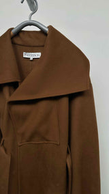 JW Anderson Belted Longline Wrap Front Long Coat