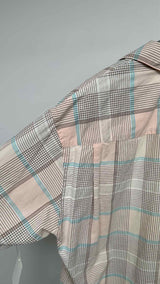 Lemaire S/S Camp-collar Checked Shirt