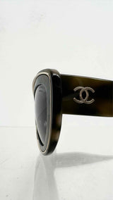 Chanel 5397 Polarized Oversized Cat-Eye Sunglasses