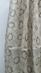 Tao Comme Des GarÃ§ons Floral-mesh Pleated Over Long Skirt