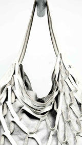 MA+ Leather-net Tote Bag