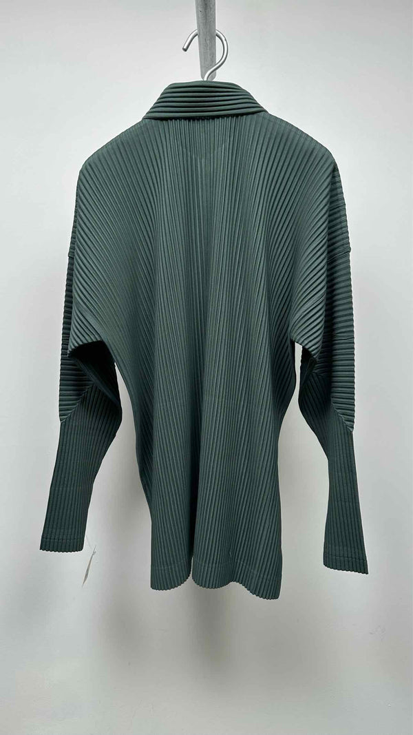 Homme Plissé  Oversized Zip-up Pleated Jacket