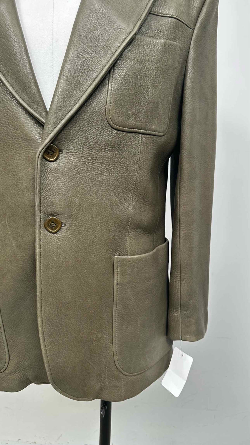 Fendi Leather Tailor Jacket