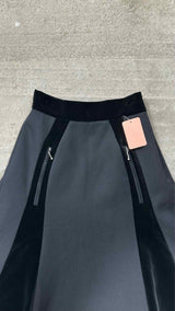 Alexander Wang Velvet Paneled Skirt