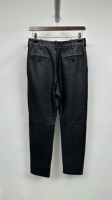 Saint Laurent Pleated Leather Pants