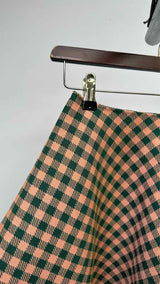 PRADA Gingham-check Skirt