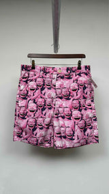 Comme Des Garcons Shirt X Yue Minjun All-over Printed Shorts