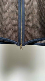 Jean Paul Gaultier Homme Zip-up Hybrid Mesh Jacket