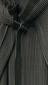 Homme Plisse Oversized Fold Wrapped Pleated Skirt