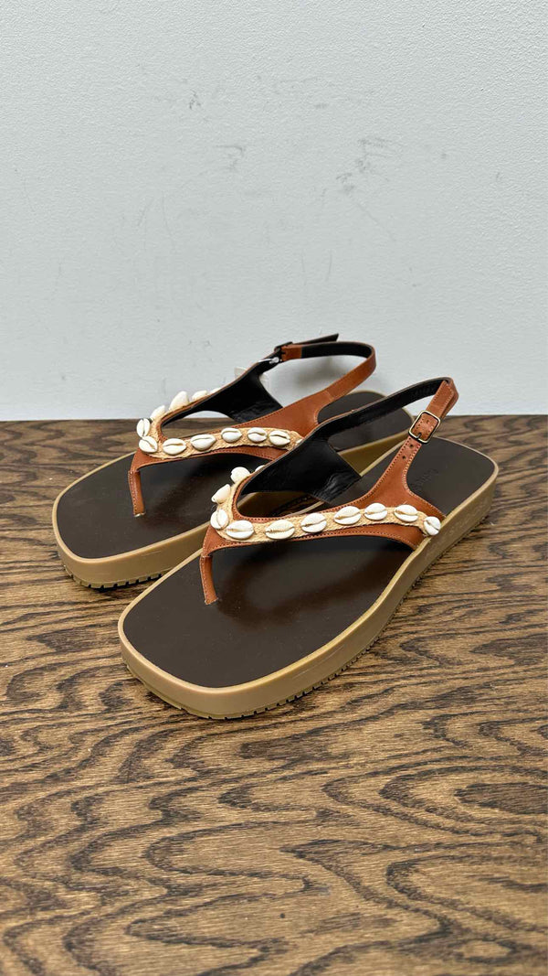 Acne Studios Barcelo Shell-embelished Sandals