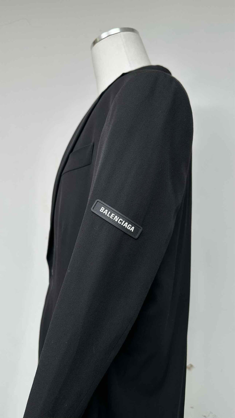 Balenciaga Oversized Shoulder Logo Jacket