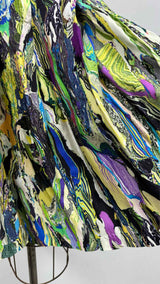 Dries Van Noten Marble Pleated Skirt