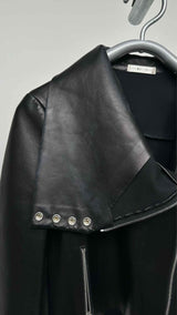 CELINE High-neck Leather Jacket