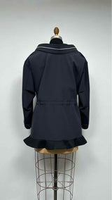 Sacai Oversized Short Wool Melton Jacket Dress