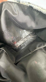 Gucci Snakeskin-pattern Beaded Bag