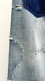 Acne Studios Distressed Patchwork Jeans