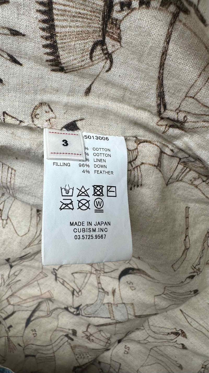 Visvim Denim Patchwork Down Jacket