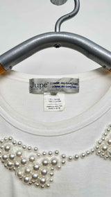 Comme Des Garcons Comme Des Garcons X Jupe BY JACKIE L/S Pearl-neck T-shirt