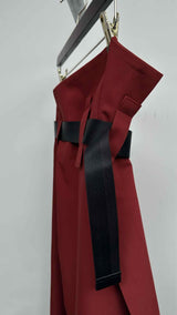 132 5. Issey Miyake Belted Origami Wide Pants
