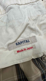 Kapital High Waisted Plaid Pants
