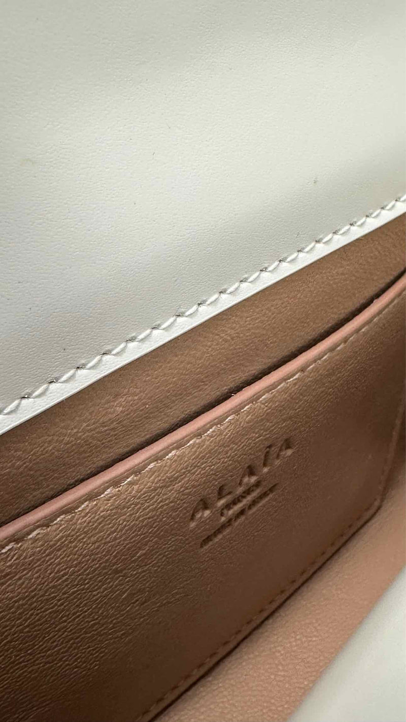 Alaia Flower Embroidered Clutch Bag