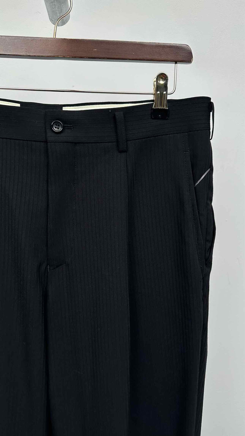 Comme Des Garcons Homme Plus Double-faced Jacquard-stripe Pants