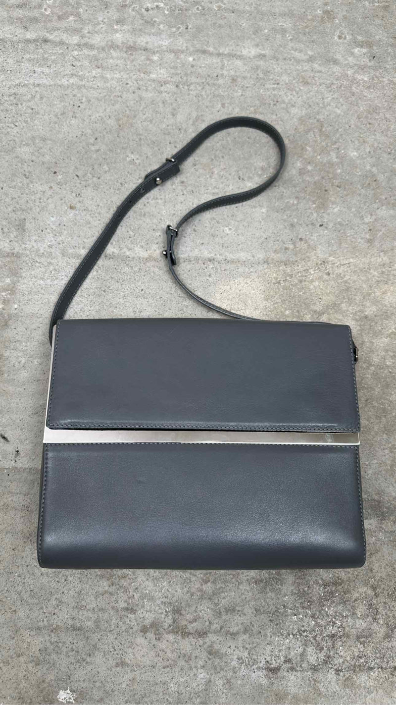 Margiela Leather/Mirror Shoulder Bag