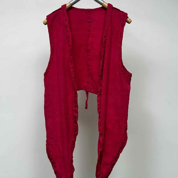 Issey Miyake Chain-stitching Long Vest – TOKIO7
