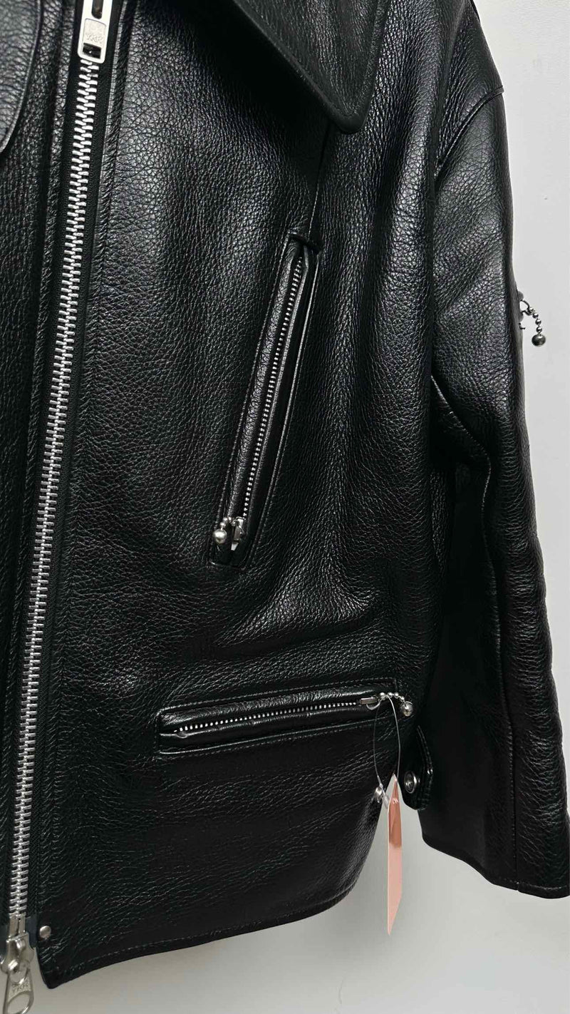 Junya Watanabe Portrait-Collar Leather Jacket