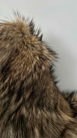 Zucca Multi-Belted Fur-lined Cape