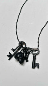 Number (N)ine Skull Key Necklace