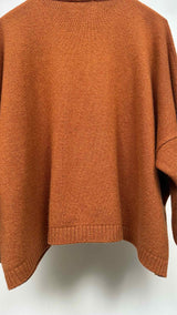 Eskander Oversized Wide V-neck Cashmere Sweater