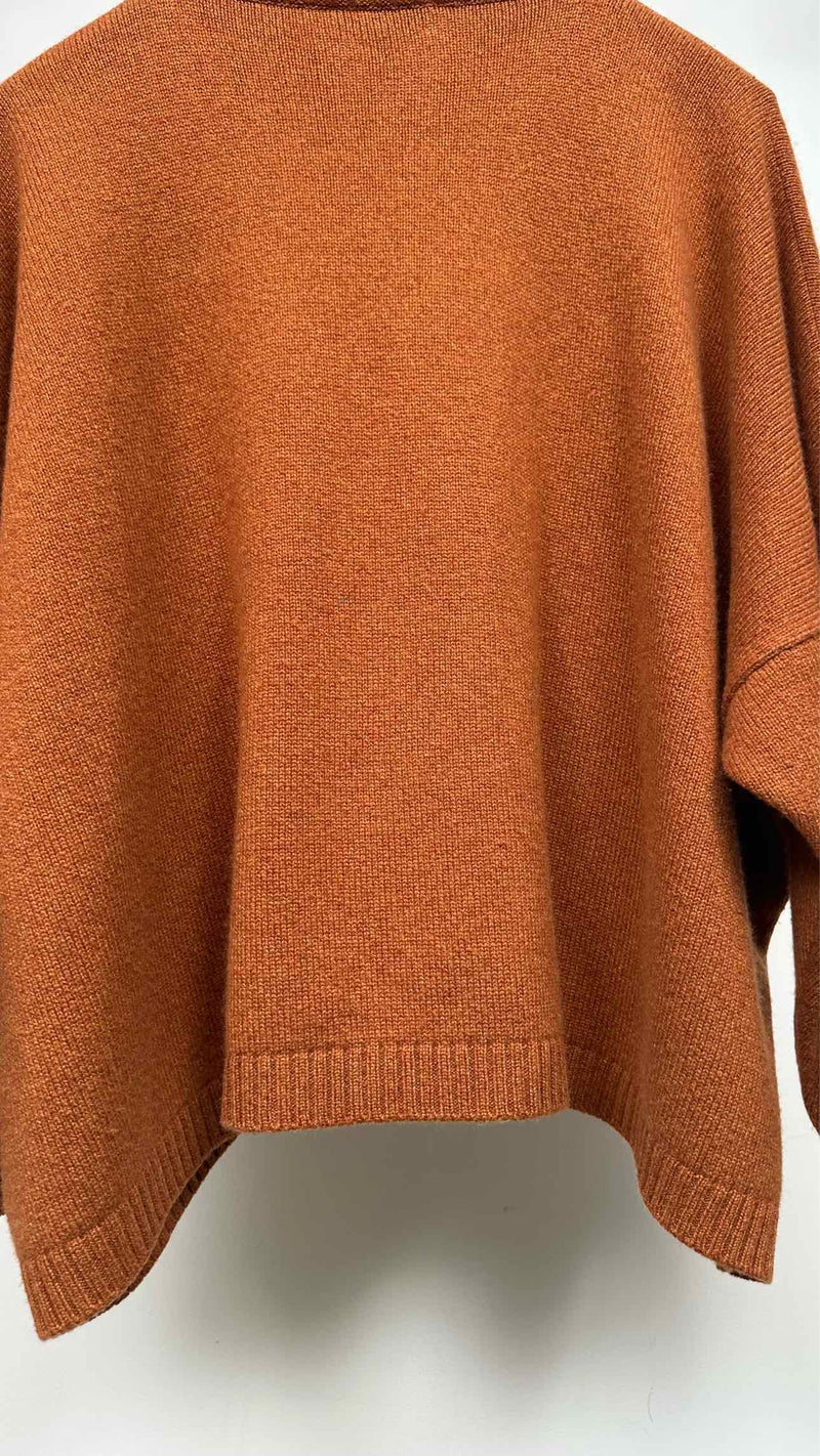 Eskander Oversized Wide V-neck Cashmere Sweater