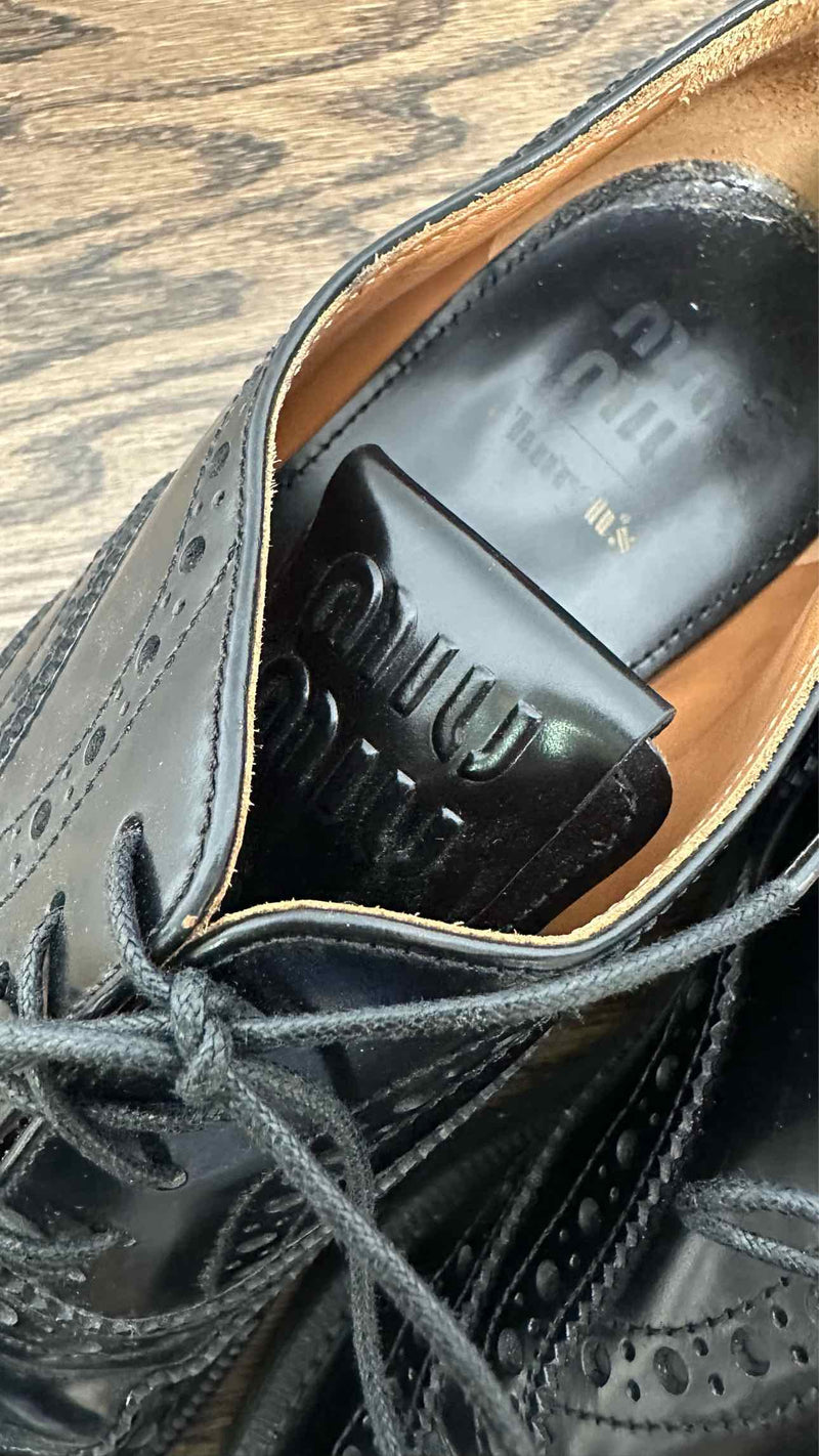 Miu Miu X Church's Wing-chip Leather Shoes