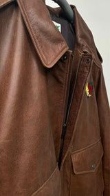 Sky High Farm Perennial Logo Leather Jacket