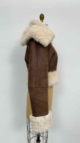 KNWLS Cropped Shearling Jacket