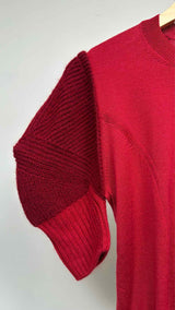Junya Watanabe S/S Puffy-shoulder Knit Top