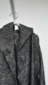 Damir Doma Oversize Hooded Wrap Long Coat