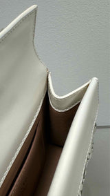 Alaia Flower Embroidered Clutch Bag