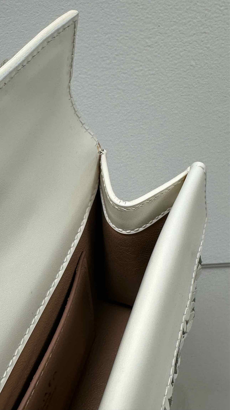 Alaia Flower Embroidered Clutch Bag