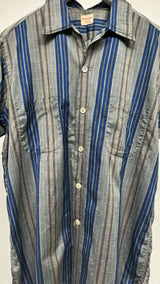 Vintage S/S Stripe Silky-cotton Shirt