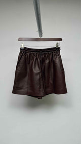 Givenchy Lamb-leather Easy Shorts