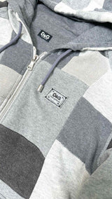 D&G Patch-work Zip-up Hoodie