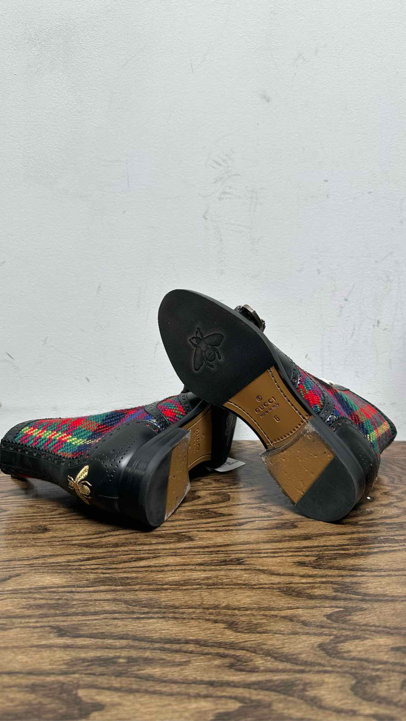 Gucci Tartan Queercore Boots
